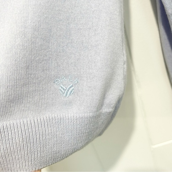 🆕 Dale of Norway Extra Fine Merino Wool Kristian V-Neck Sweater - Picture 7 of 9